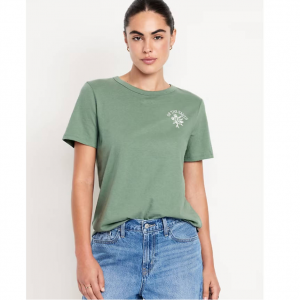 Old Navy EveryWear 圆领图案T恤