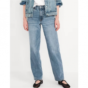 Old Navy 高腰宽松牛仔裤