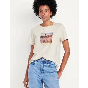 Old Navy EveryWear 圆领图案T恤