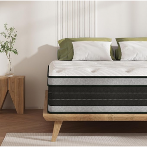 Bednew Queen Size Mattress, 12 Inch Hybrid Pillow Top Queen Mattresses in a Box @ Amazon