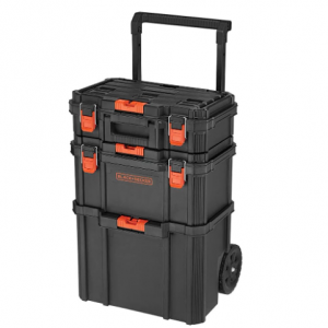 beyond by BLACK+DECKER BDST60500APB Stackable Storage System - 3 Piece Set 