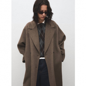 MANGO Handmade oversized wool coat