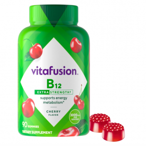Vitafusion 维生素B12软糖 樱桃口味 90粒 @ Amazon