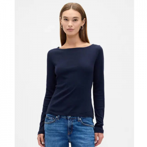 Gap Modern 罗纹船领T恤