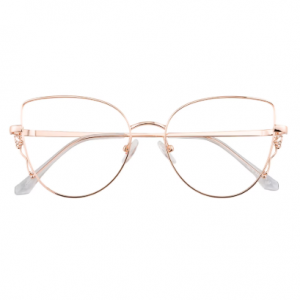 Celia 玫瑰金猫眼眼镜 - FM1387