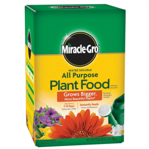 Miracle-Gro 水溶性植物肥料 1.5磅 果蔬绿植都能用 @ Amazon