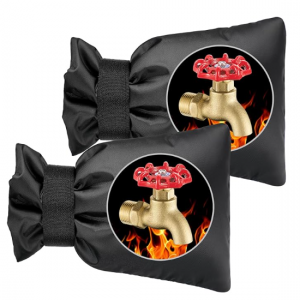 Clothclose Outdoor Faucet Cover for Winter - 7.1''W x 9.8''H Garden Faucet Socks, 2 Pack @ Amazon