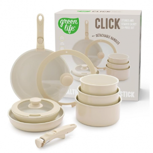 GreenLife 10 Piece Nonstick Pots & Pans Set @ Amazon
