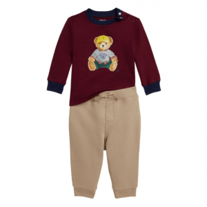 POLO RALPH LAUREN KIDS 小熊图案运动套装