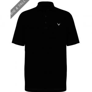 Big & Tall Micro Hex Solid Golf Polo