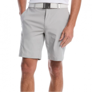 Mens 9" Flat Front Solid Cargo Short