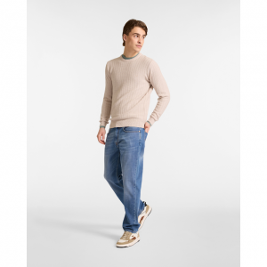 Ribbed Wool Pullover