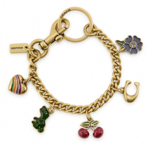 COACH - Motif chain bag charm