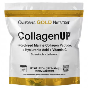 California Gold Nutrition, CollagenUP®, Hydrolyzed Marine Collagen Peptides with Hyaluronic Acid a