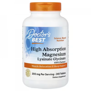 Doctor's Best, High Absorption Magnesium, 240 Tablets (100 mg Per tablet)