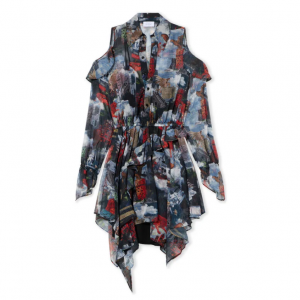 World Paint Geo Romantic Dress