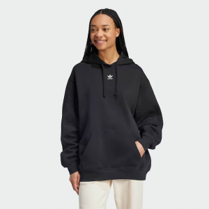 Essentials Fleece Long Oversized Crew Sweatshirt