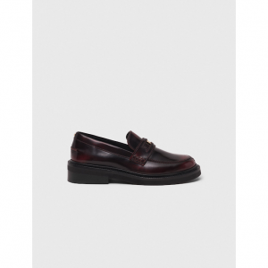 Leather loafers