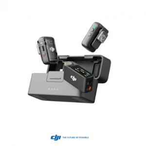 DJI Mic 2 2.4GHz 双人紧凑型数字无线麦克风系统/录音机(带充电盒)