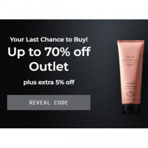 Up to 70% Off Everything PLUS an extra 5%