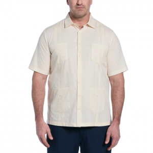 Big & Tall Four Pocket Guayabera Shirt