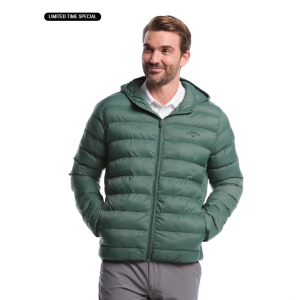Mens Faux Down Puffer Jacket