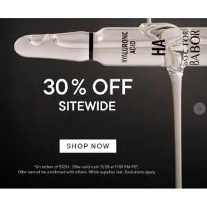 30% OFF SITEWIDE Cyber Event + FREE $176 Gift Set!