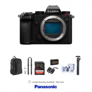 Panasonic LUMIX DC-S5 Mirrorless Camera Bundle