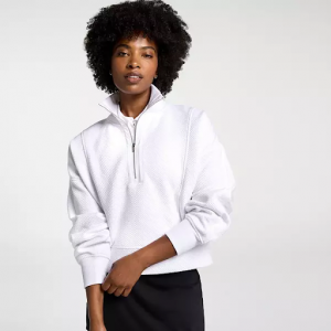 女士 Elevate Ripple 1/4 拉链套头衫