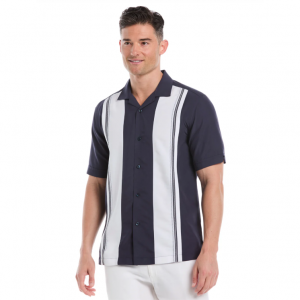 复古拼接刺绣衬衫