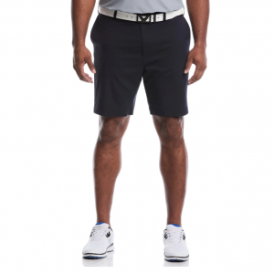 大码加长款弹力纯色短裤,配有弹性腰带