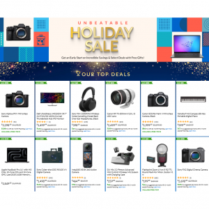 超值优惠：索尼、佳能、苹果等品牌！