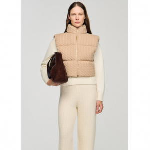 短款无袖羽绒背心