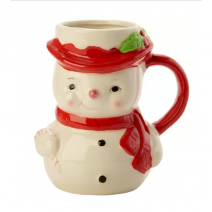 家居必备品 17盎司复古雪人马克杯