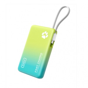 INIU Pawsible P41L-E2 移动电源，内置数据线，超薄设计，45W 10000mAh