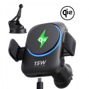 INIU SnapGo V11-E1 Qi2 15W 磁吸式车载无线充电器