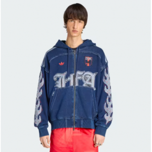 阿迪达斯三叶草 (Originals) 2026世界杯日本队主题连帽衫/卫衣