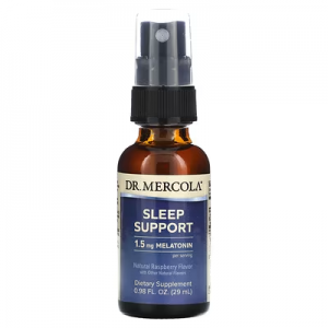 默科拉博士，含褪黑素的助眠液，天然覆盆子味，0.98 液盎司（29 毫升）