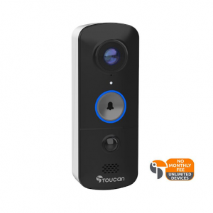 1/24-2/1 Toucan V3D Wireless Video Doorbell w/2-Way Talk
