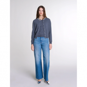 二合一羊绒开衫