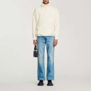 High-neck fleece
