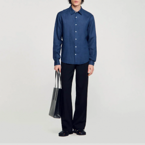 Cotton and linen shirt