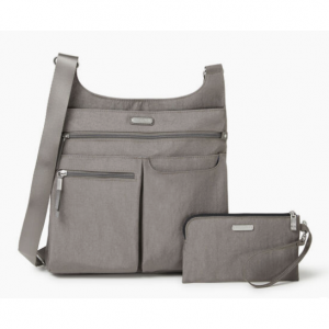 On Track Zip 斜挎包，带 RFID 手机腕带