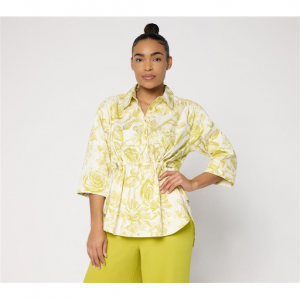 2月13日马上开抢：Carla Rockmore系列七分袖收腰衬衫