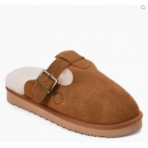 Women's Fireside by Dearfoams Maitland Genuine Shearling Scuff