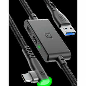 INIU DI401 16英尺 VR 高速传输连接线,带独立充电端口,超耐用