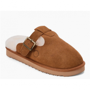 女士 Fireside 系列 Maitland 羊皮毛一体一脚蹬皮拖