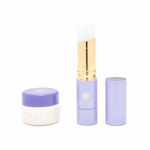 3/4 TATCHA精华棒和迷你抗衰老面部护理套装（2件装）