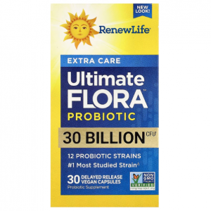 Renew Life，特护配方，Ultimate Flora™ 益生菌，30粒缓释素食胶囊