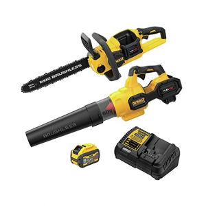 DEWALT DCBL772X1 & DCCS670B FLEXVOLT 60V MAX* Blower & Chainsaw Combo Kit